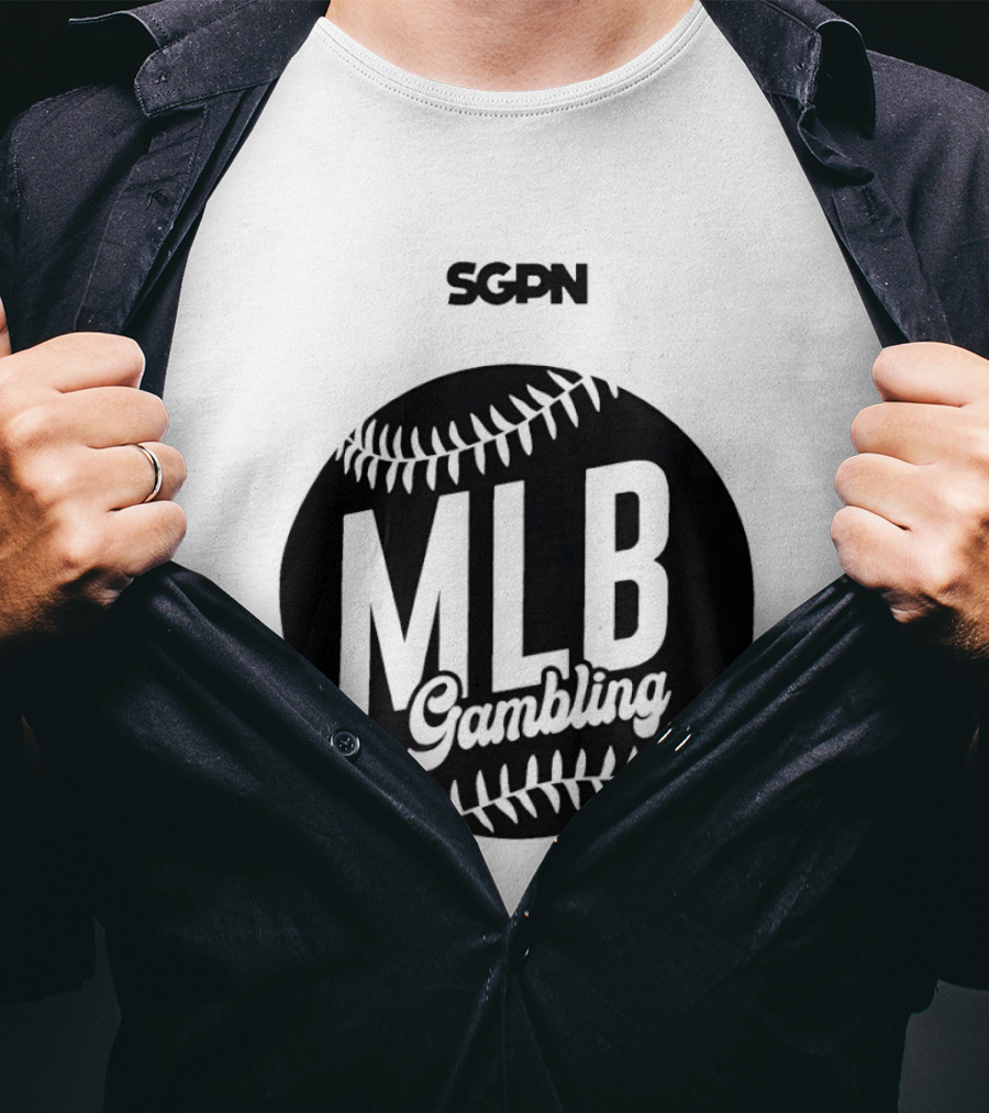 SGPN MLB Gambling Baseball Betting Enthusiasts T-Shirt