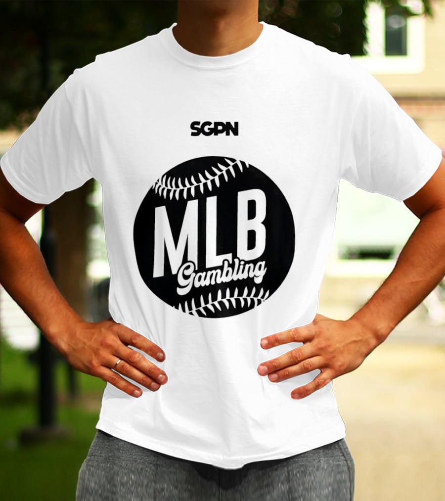 SGPN MLB Gambling Baseball Betting Enthusiasts T-Shirt