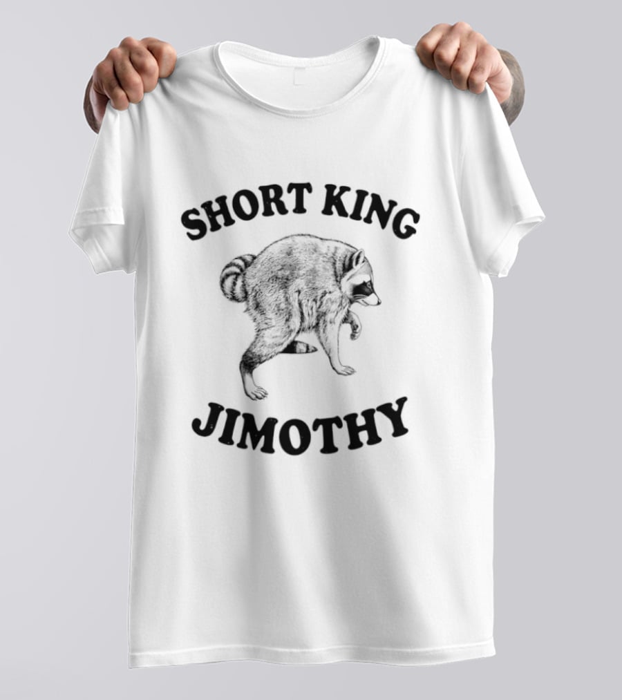 Short King Jimothy Raccoon T-Shirt