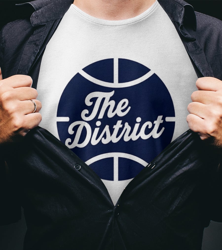The District Basketball Branding Team Circle T-Shirt