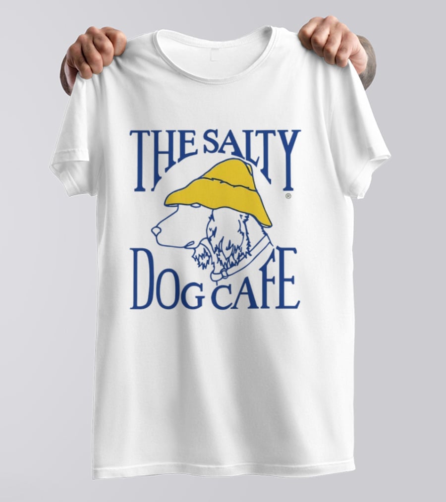 The Salty Dog Cafe Hilton Head Iconic Yellow Hat Logo South Carolina T-Shirt