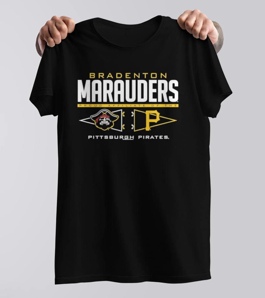 Bradenton Marauders Pittsburgh Pirates Affiliation With Iconic Pirate T-Shirt