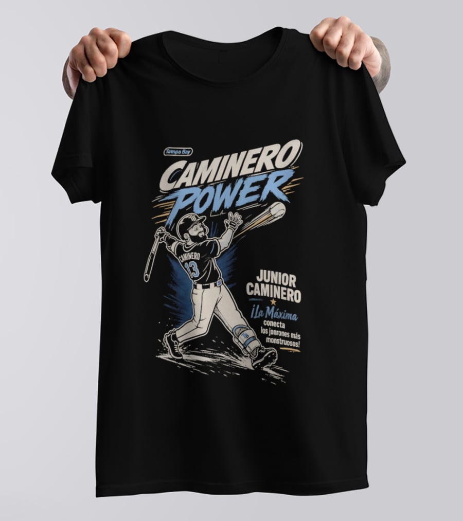 Caminero Power Junior Caminero La Máquina Maximum Home Run T-Shirt