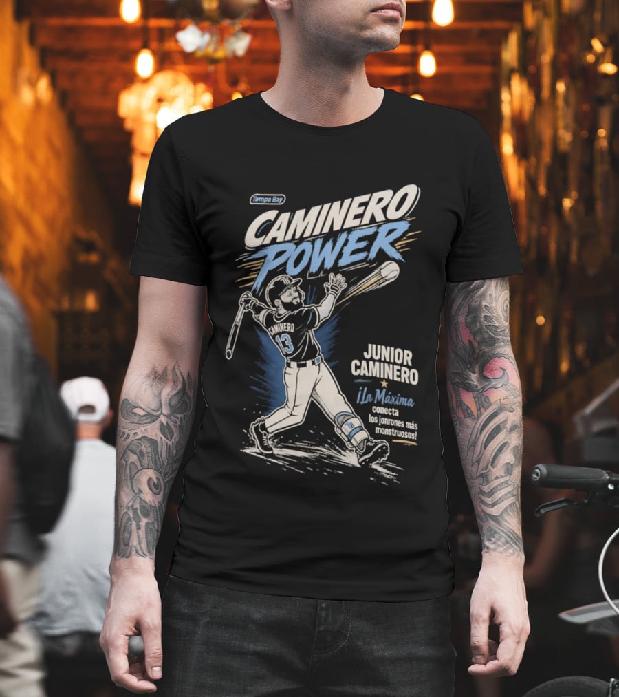 Caminero Power Junior Caminero La Máquina Maximum Home Run T-Shirt