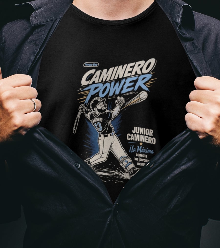 Caminero Power Junior Caminero La Máquina Maximum Home Run T-Shirt