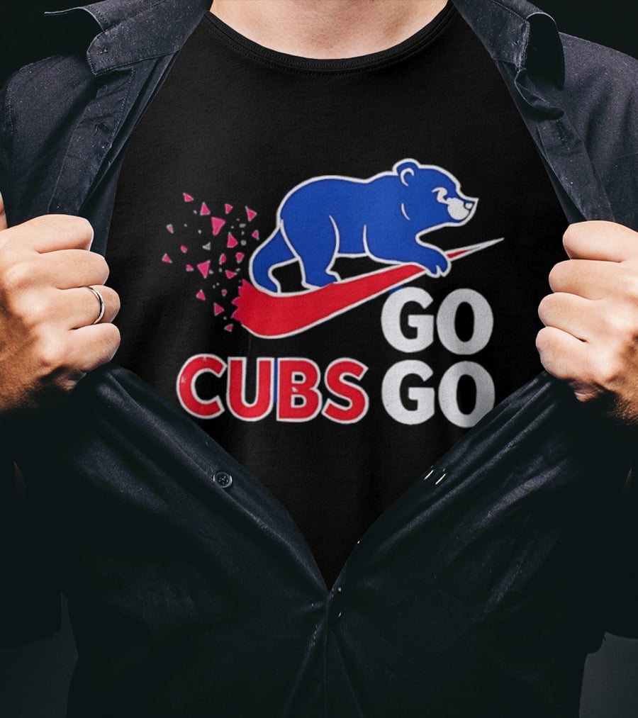 Chicago Cubs Bear Go Go MLB Baseball T-Shirt