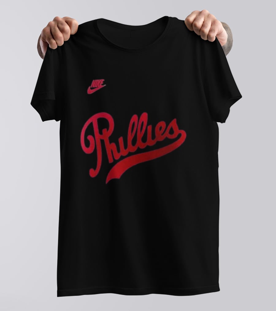 Philadelphia Phillies 2026 Field Of Dreams Phillies Nike Wordmark T-Shirt