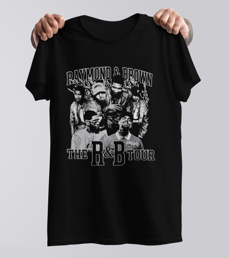 Raymond & Brown The R And B Tour Usher Chris Brown T-Shirt