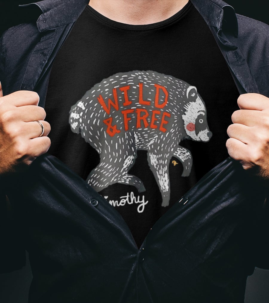Jimothy Raccoon Wild & Free Festival 2026 T-Shirt