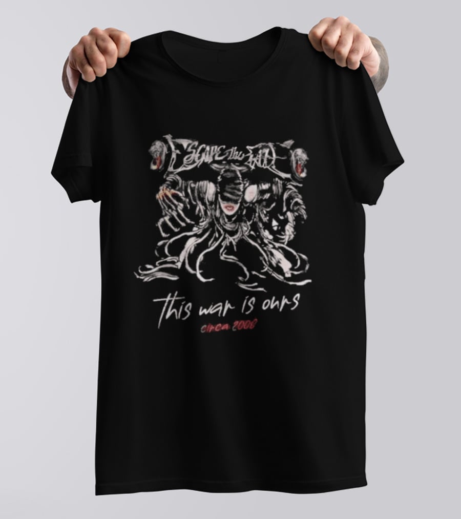 Escape The Fate This War Is Ours Circa 2026 Long Beach Warped Tour July 25 26 T-Shirt