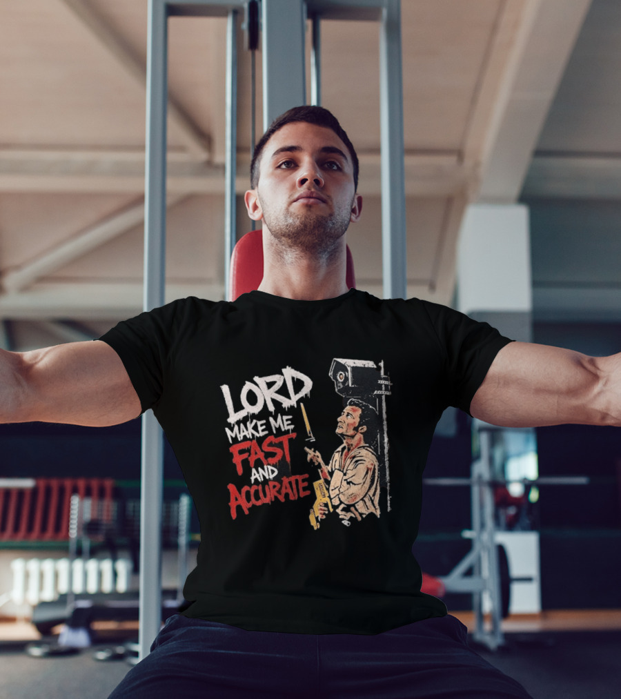 Lord Make Me Fast And Accurate Star Wars Lightsaber Jedi T-Shirt