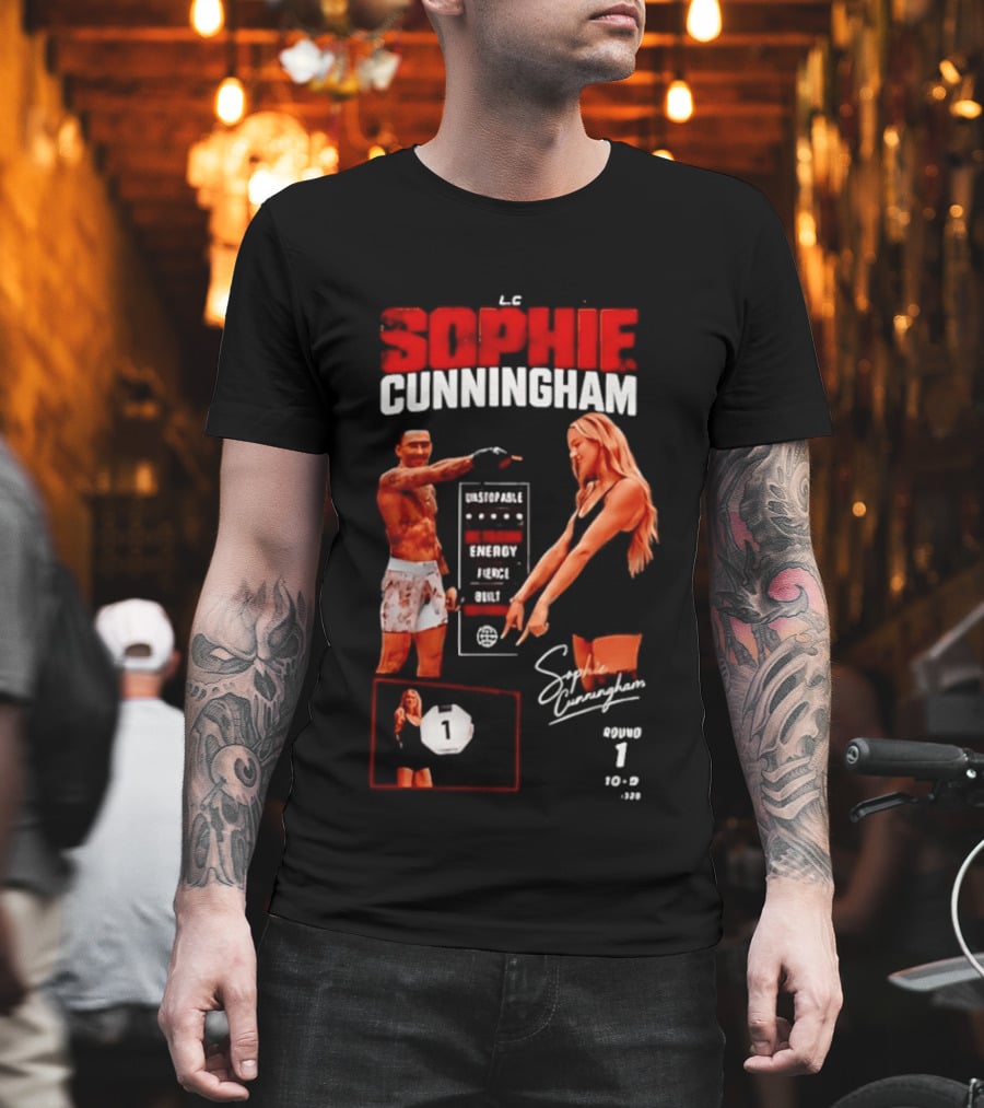 Sophie Cunningham Energy Juice UFC 329 Ring Girl T-Shirt