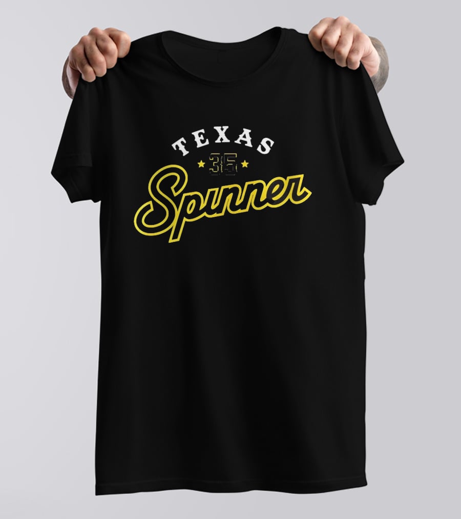 Texas Spinner 35 Braxton Ashcraft Pittsburgh Pirates Baseball T-Shirt