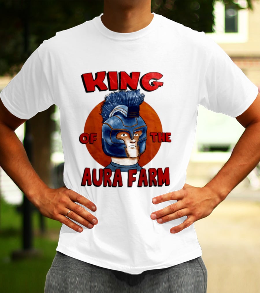 King Of The Aura Farm Hank Hill Helmet Warrior T-Shirt