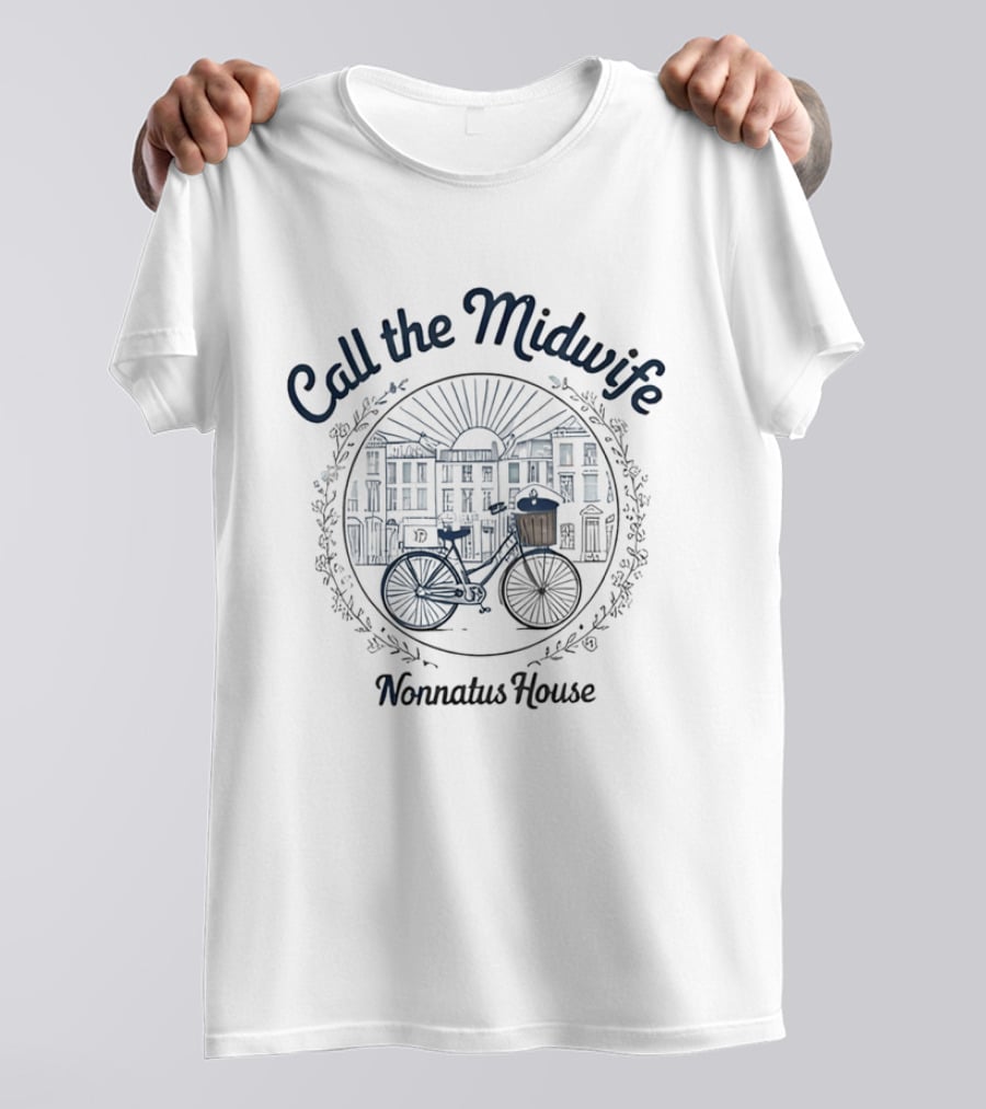 Call The Midwife Nonnatus House Bicycle T-Shirt