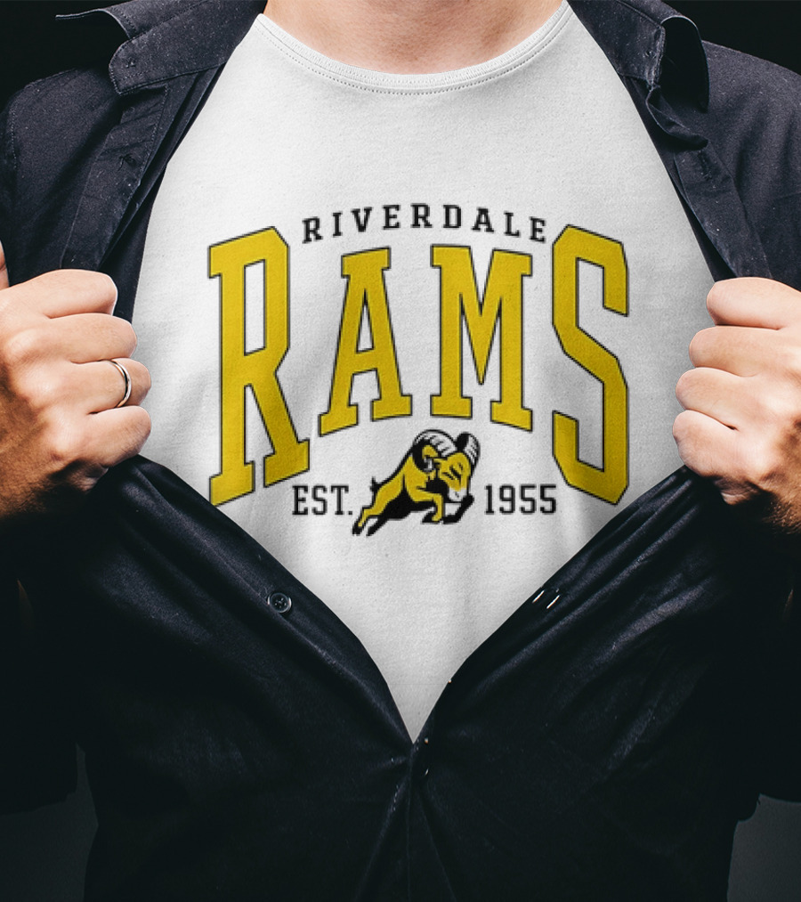 Riverdale Rams Est 1955 Yellow Ram T-Shirt