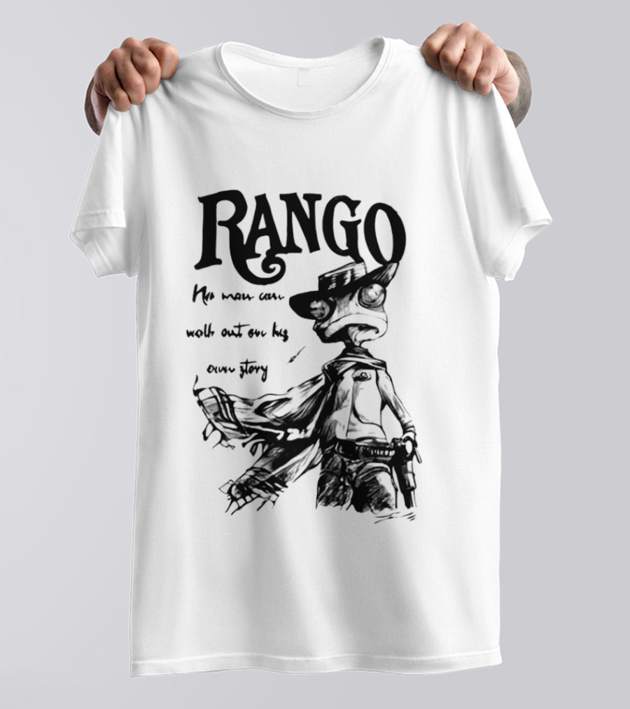 Rango He Who Walks Out Cowboy T-Shirt