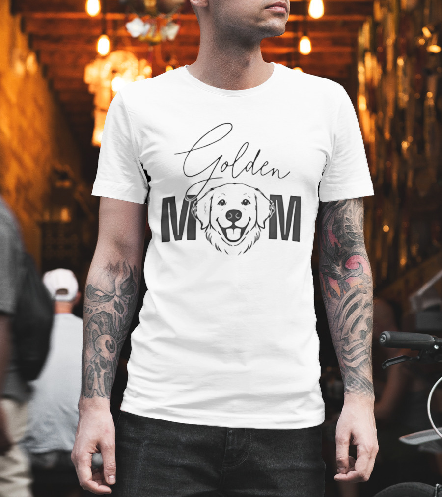 Golden Retriever Dog Mom T-Shirt