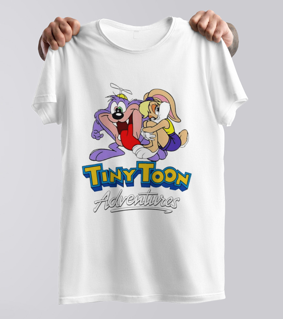 Tiny Toon Adventures Dizzy Devil Lola Bunny Cartoon Classic Characters T-Shirt