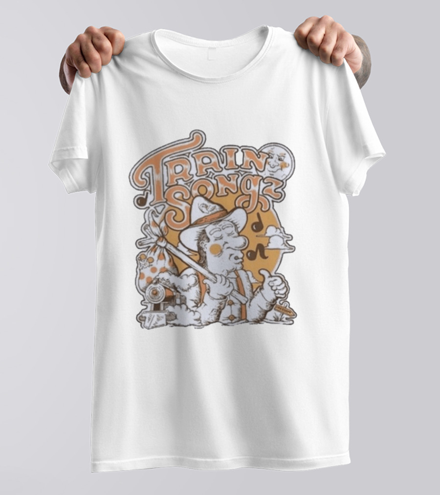 Train Songz Musical Tramp Smoke Moon Steam Engine Whistle T-Shirt