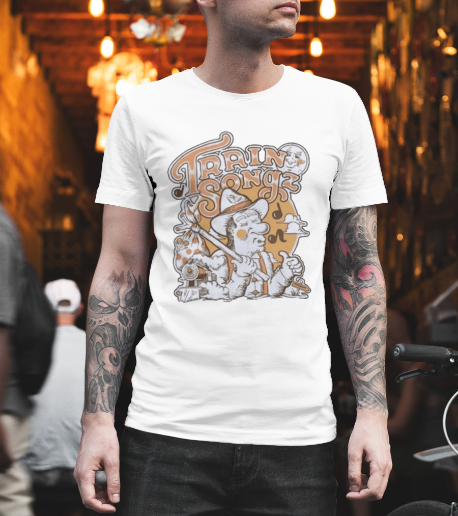 Train Songz Musical Tramp Smoke Moon Steam Engine Whistle T-Shirt