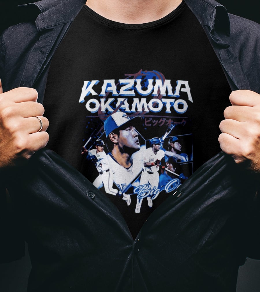 Kazuma Okamoto Big Oak Toronto Blue Jays T-Shirt