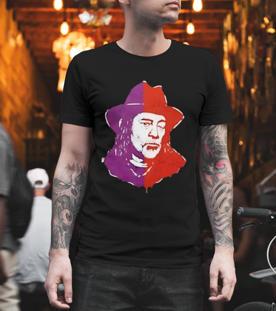 Willie Nelson Face Pop Art Style Cowboy Hat T-Shirt