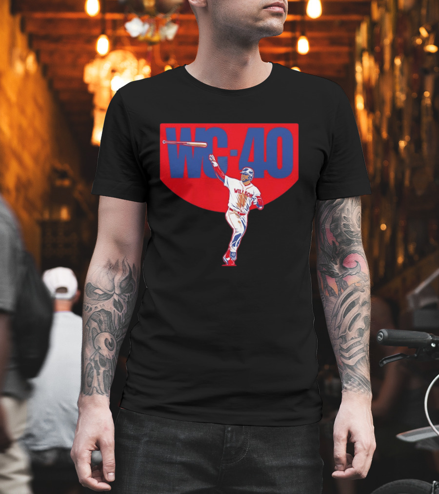 Willson Contreras WC 40 Boston Red Sox Baseball MLB 2026 T-Shirt