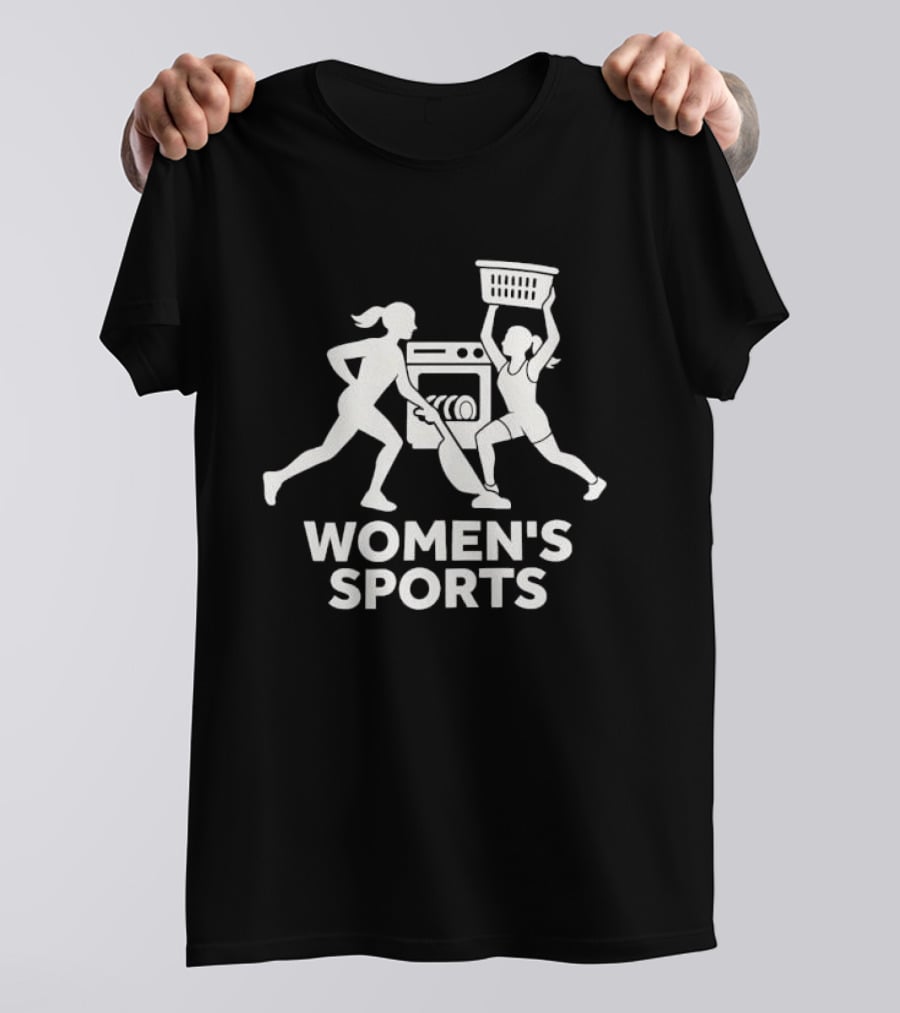 Women's Sports Running And Chores Laundry And Baking T-Shirt