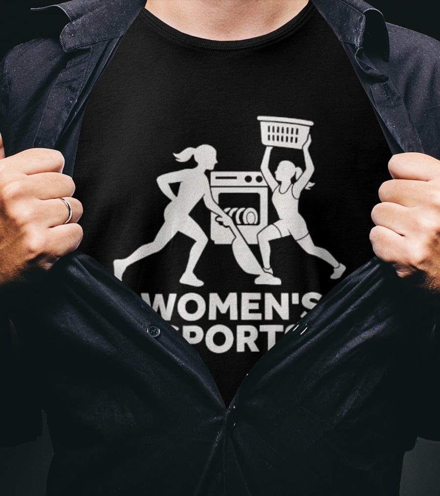 Women's Sports Running And Chores Laundry And Baking T-Shirt