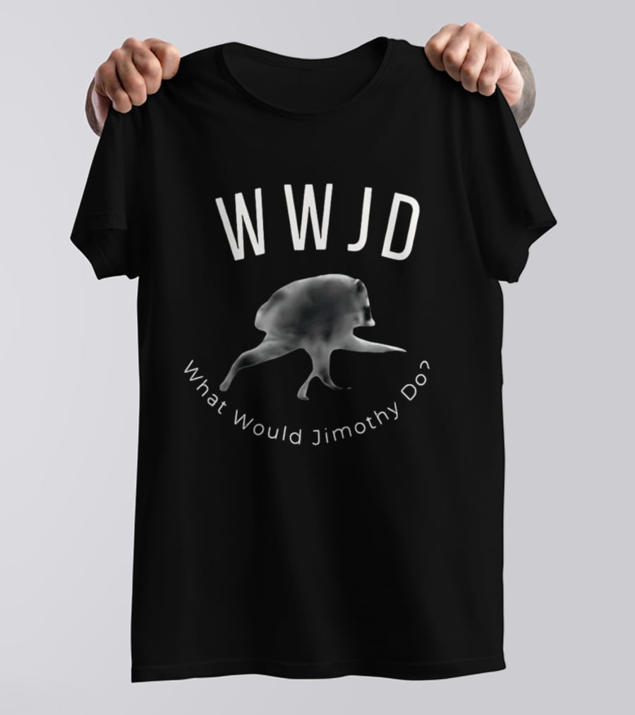 WWJD What Would Jimothy Do Raccoon Meme T-Shirt