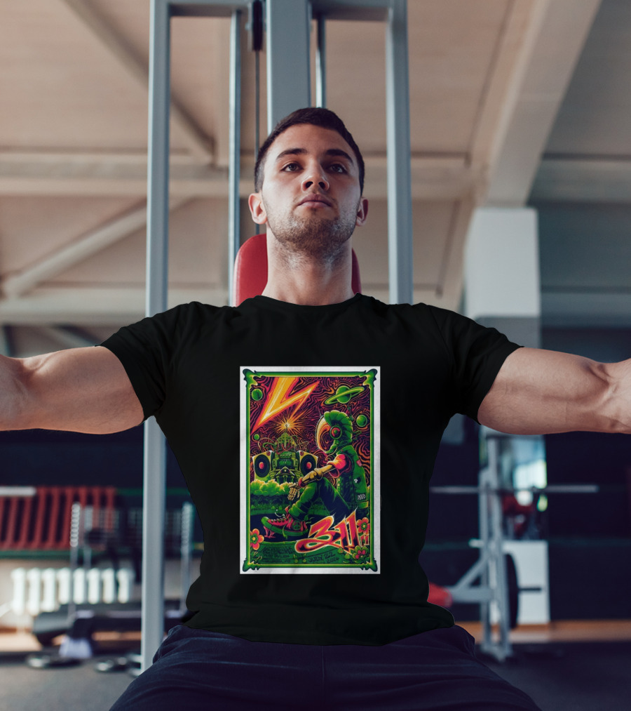 311 Merriweather Post Pavilion Columbia MD July 22 2026 Psychedelic Robot Alien T-Shirt