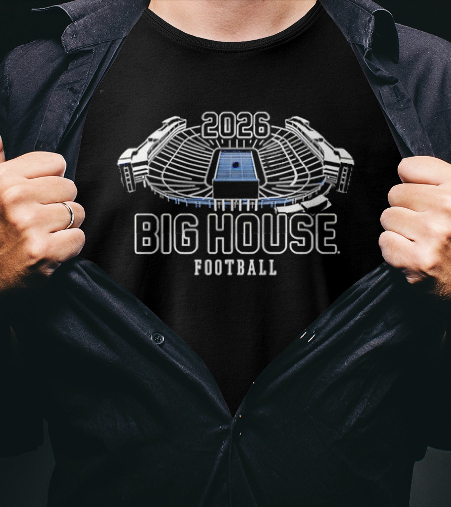 2026 Big House Football Stadium Michigan T-Shirt