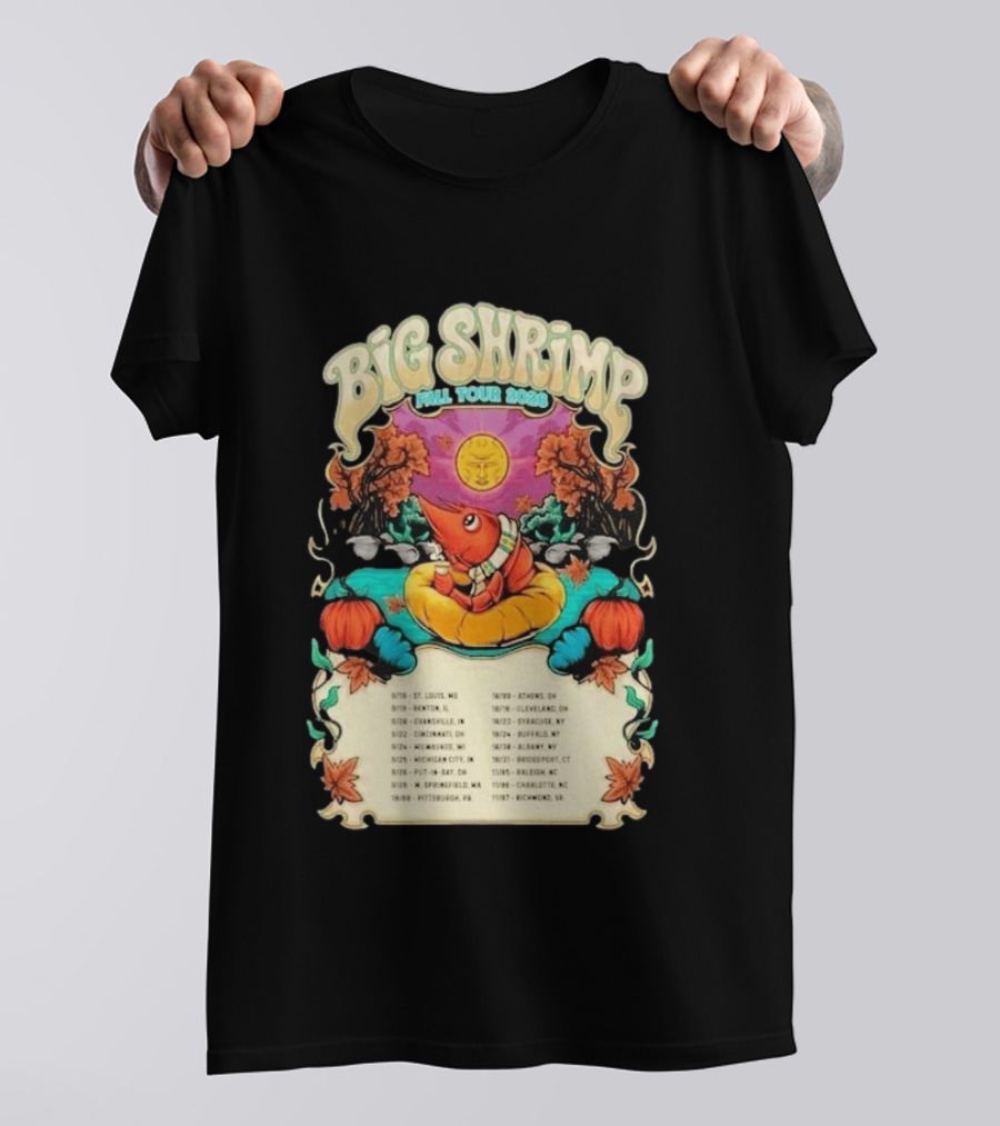 Big Shrimp Fall Tour 2026 Dates T-Shirt