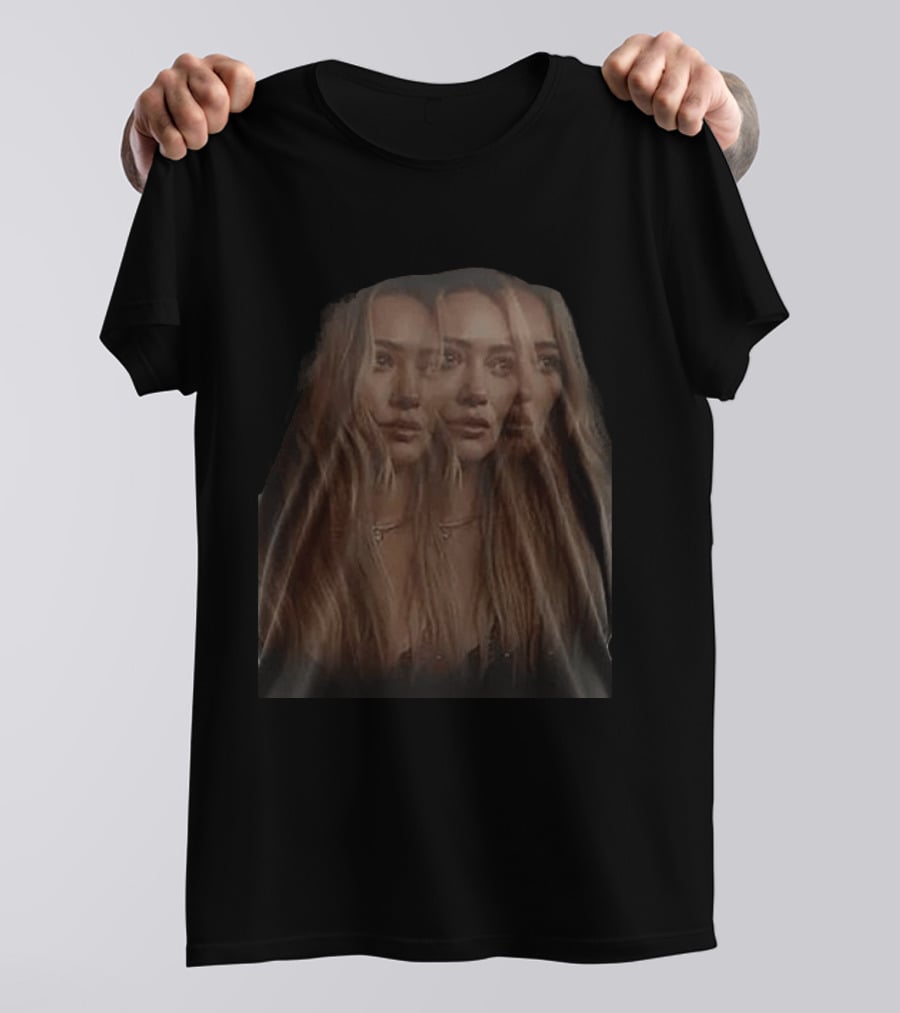 Hilary Duff The Lucky Me Tour 2026 Trippy Multi Exposure Effect T-Shirt