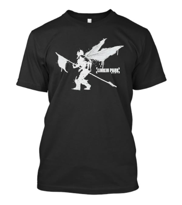 Hybrid Soldier Dragonfly Wing Flag Linkin Park T-Shirt