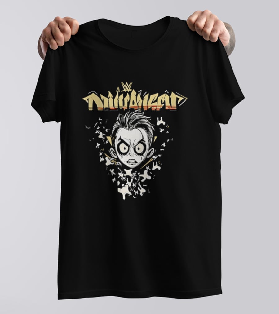 Danhausen WWE Superstars Cartoon Head With Crown T-Shirt