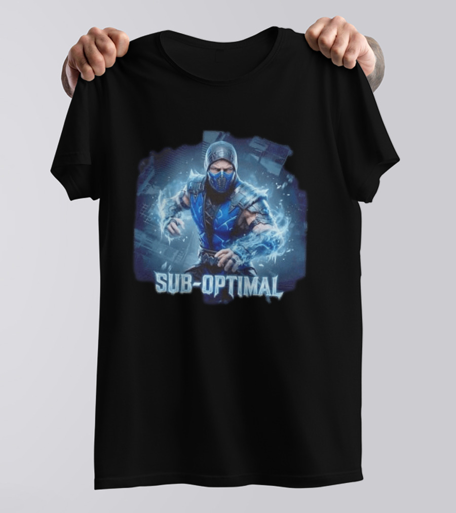 Sub Optimal Ice Ninja Action Pose T-Shirt