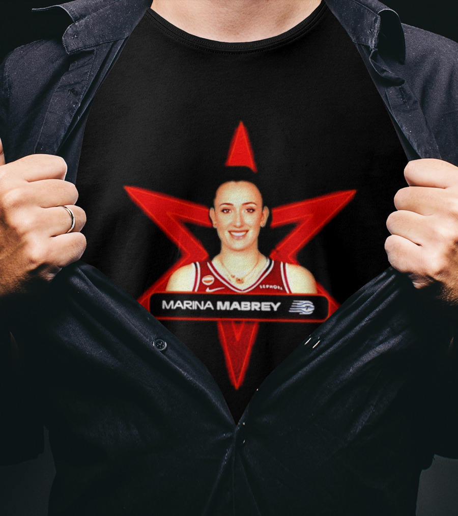 Marina Mabrey Toronto Tempo WNBA All Star 2026 Red Star T-Shirt