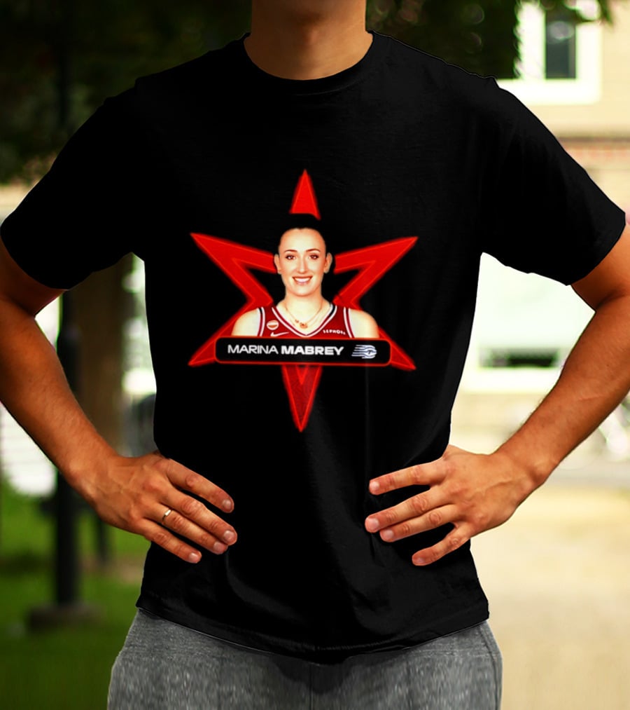 Marina Mabrey Toronto Tempo WNBA All Star 2026 Red Star T-Shirt