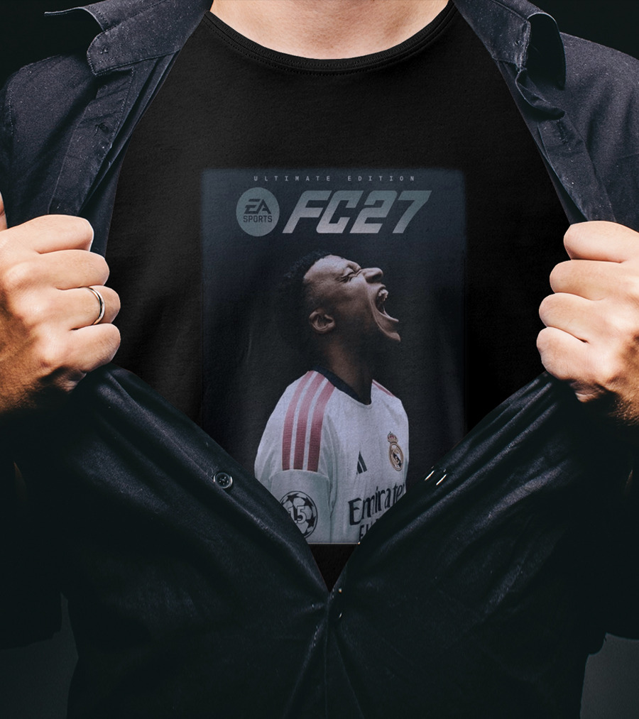 EA Sports FC 27 Ultimate Edition Kylian Mbappé Real Madrid Fútbol Club 2023 T-Shirt