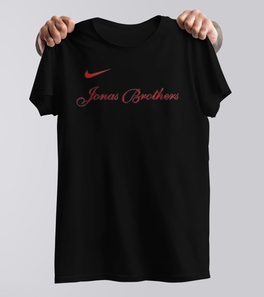 Jonas Brothers The Burning Up Tour All Over Again Nike Collaboration T-Shirt
