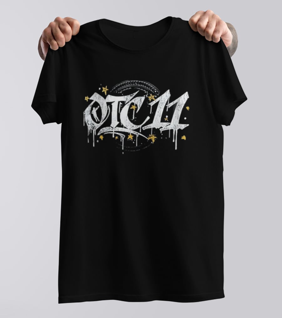 OTC11 Basketball Action Player Stars Black T-Shirt