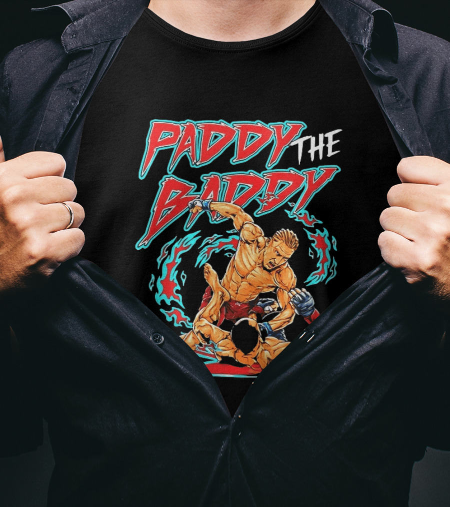 Paddy The Baddy UFC Cartoon Fighter Action T-Shirt