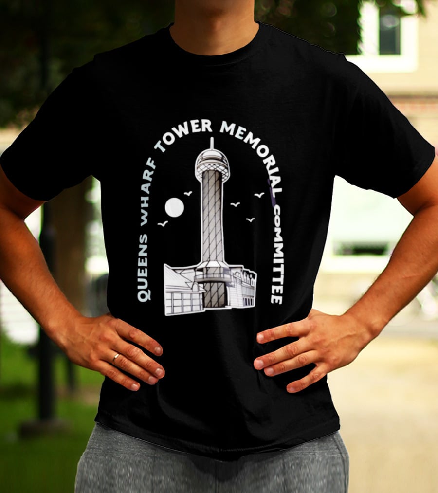 Queens Wharf Tower Memorial Committee Landmark Architecture T-Shirt