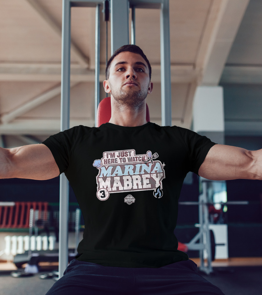 I'm Just Here To Marina Mabrey WNBA 3 Toronto Tempo T-Shirt