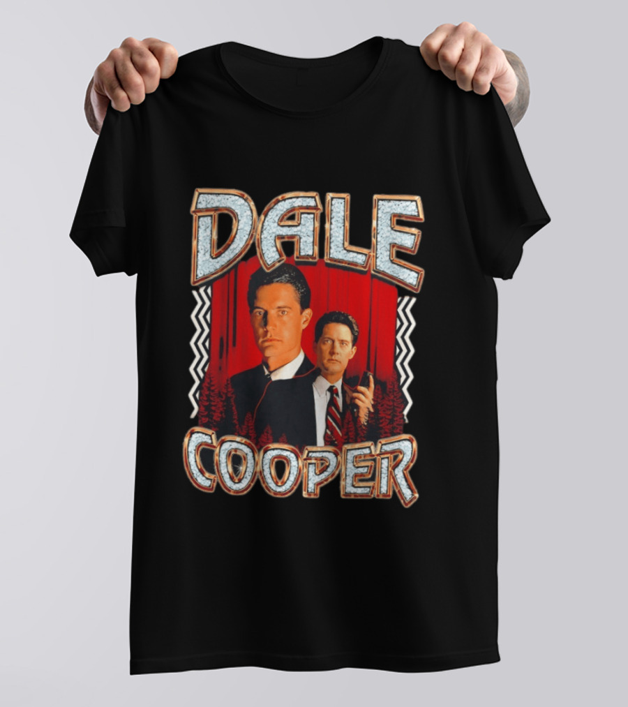 Dale Cooper Twin Peaks Retro Style Forest T-Shirt