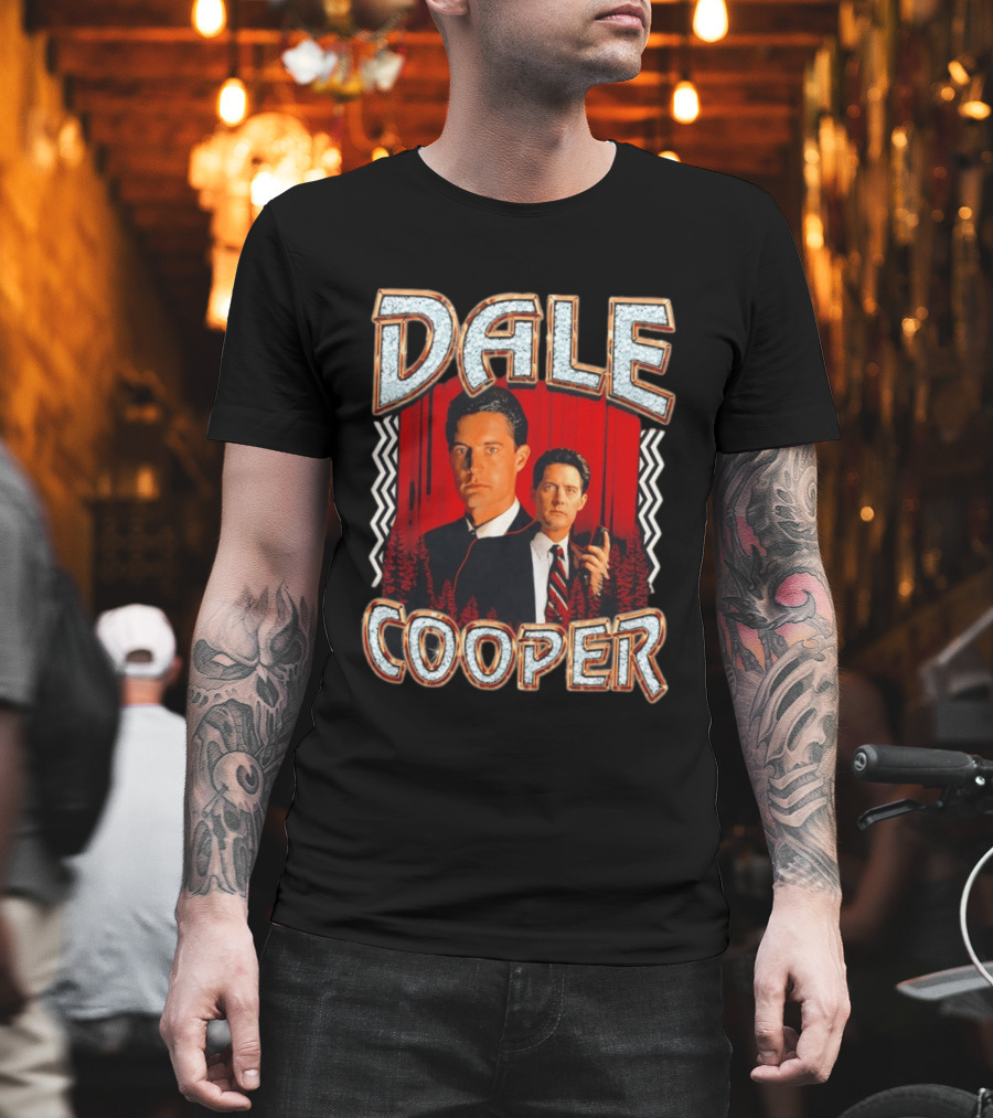 Dale Cooper Twin Peaks Retro Style Forest T-Shirt
