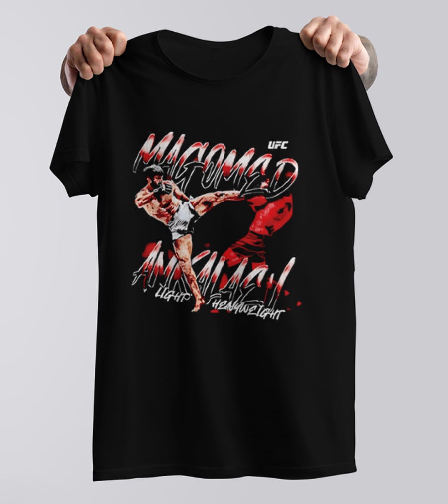 UFC Magomed Ankalaev Light Heavyweight Fighter T-Shirt