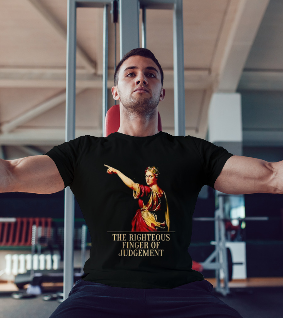 Sophia Cunningham The Righteous Finger Of Judgement Pointing Woman T-Shirt